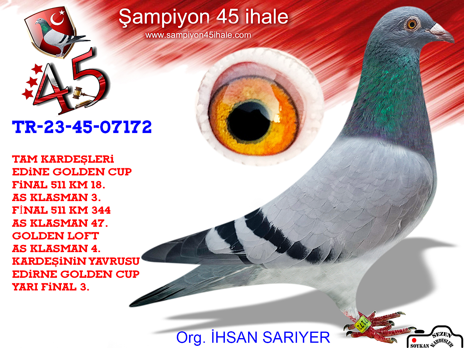 TR-23-45-07172 DİŞİ